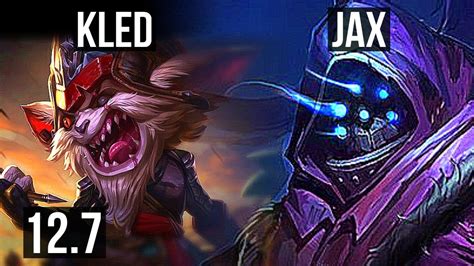 KLED Vs JAX TOP Rank 5 Kled 6 Solo Kills 1 3M Mastery BR