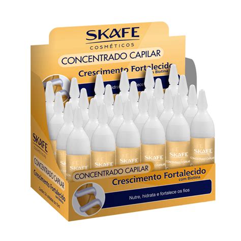 Tratamento Capilar Vitamina A 10ml Skafe Cosméticos