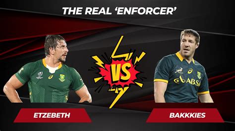 Rugby Titans Clash Eben Etzebeth Vs Bakkies Botha Who Is The