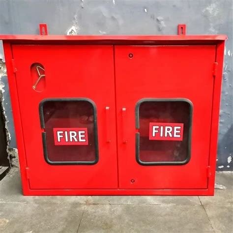 Mild Steel Double Door Hose Box For Fire Safety At Rs Piece In