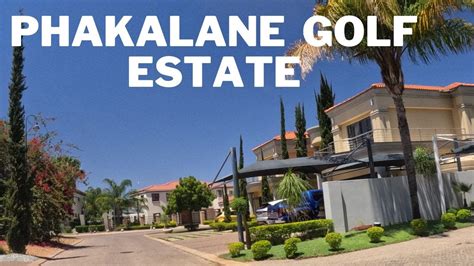 Phakalane Golf Estate Where The Rich Live In Botswana Gaborone