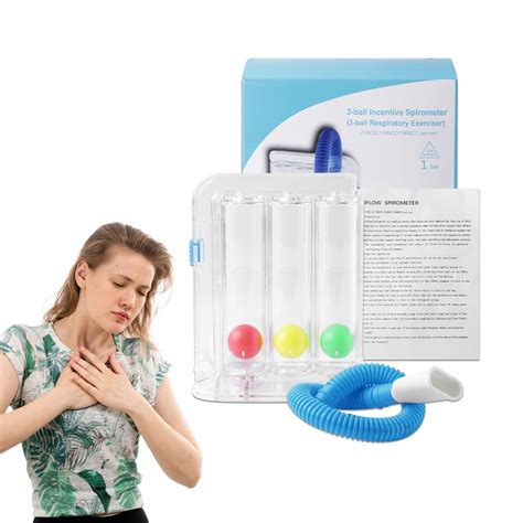 Lung Function Breathing Exerciser Balls Breathing Trainer Vital