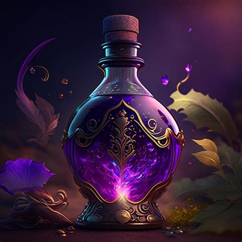 Premium Ai Image Magic Elixir Bottle