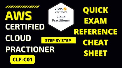 Aws Certified Cloud Practitioner Quick Exam Reference Cheat Sheet