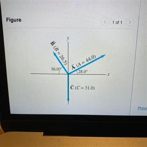 Free Three Vectors Are Shown In The Figure Their Magnitudes Aregiven