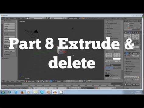 Minutes Blender Tutorial For Absolute Beginner Part Extrude And