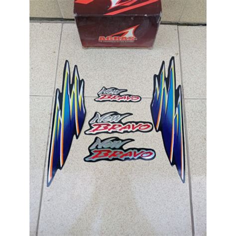 Jual Stiker Striping Sticker Polet Lis Suzuki Rc Rc New Bravo