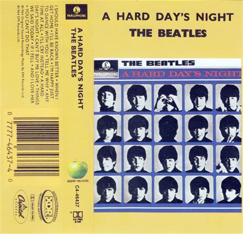 The Beatles A Hard Day S Night Cassette Xdr Dolby Hx Pro B Nr Album Remastered Reissue