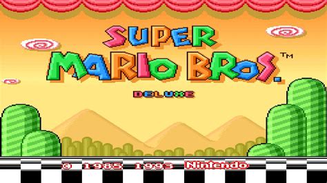 Super Mario Bros Deluxe Smw Hack Longplay YouTube