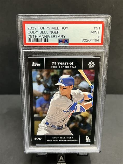 2022 Cody Bellinger Topps MLB ROY RC OF The Year 75th Anniversary 51