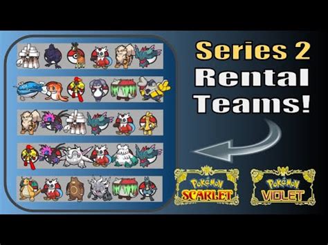 Surprise Series 2 With These Rental Teams Pokemon Scarlet And Violet