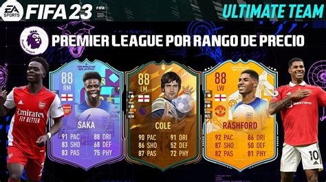 MEJORES JUGADORES PREMIER LEAGUE POR RANGO DE PRECIO FIFA 23