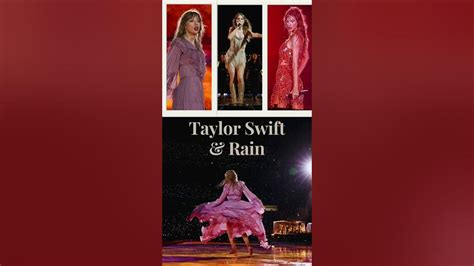 Taylor Swift Fighting The Rain On Stage At The Eras Tour Taylorswift Erastour Shorts Viral