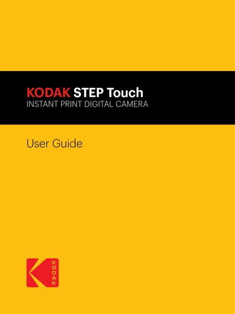 KODAK STEP Touch Manual | PDF | Camera | Icon (Computing)