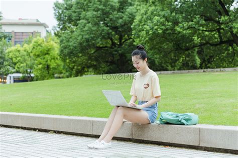 Campus Girls Learn By Computer Picture And Hd Photos Free Download On