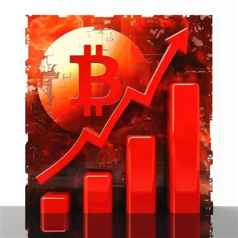 Premium Photo Bitcoin Price Surge Soaring Cryptocurrency Values