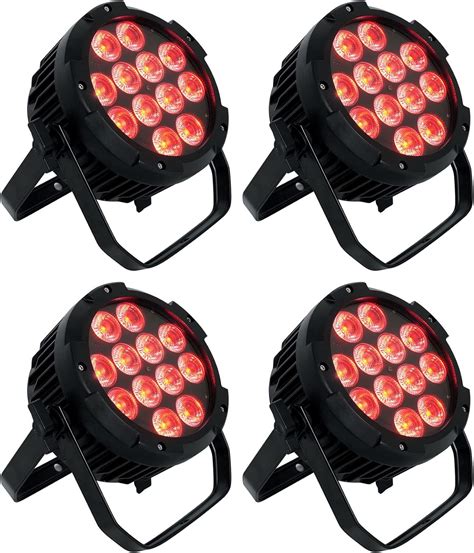 4 Rockville Wet Par Pro Par De Luces De Lavado Para Interiores Y