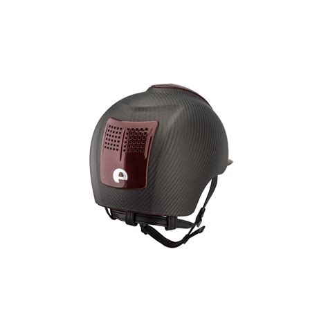 Kep Italia E Light Matt Equestrian Helmet Black Bordeaux Equishop