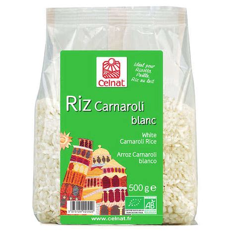 Riz Carnaroli bio spécial risotto Celnat