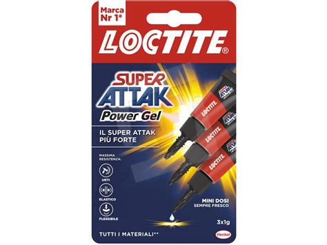 Henkel Colla Super Attak Power Gel Mini Dosi X Gr