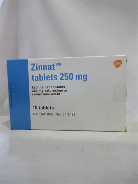 ZINNAT TAB 250 Pharmaton Org