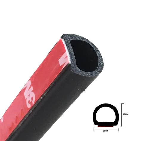 4 Meters Big D Waterproof Big D And P Type Car Door Seal Strip