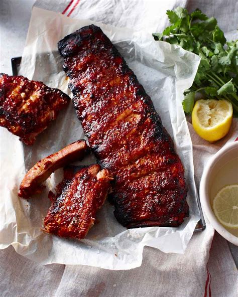 Travers de porc mariné au barbecue ou à la plancha