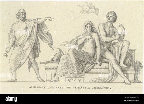 1103 Schnorr von Carolsfeld - Hephaistos überrascht Aphrodite und Ares Stock Photo - Alamy