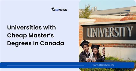 10 Best Universities With Cheap Masters Degrees In Canada AzedNews