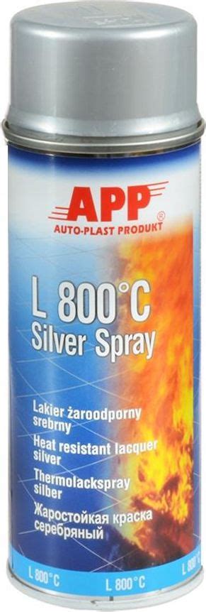 App Lakier Żaroodporny Spray Srebrny 800C 400Ml Opinie i ceny na Ceneo pl