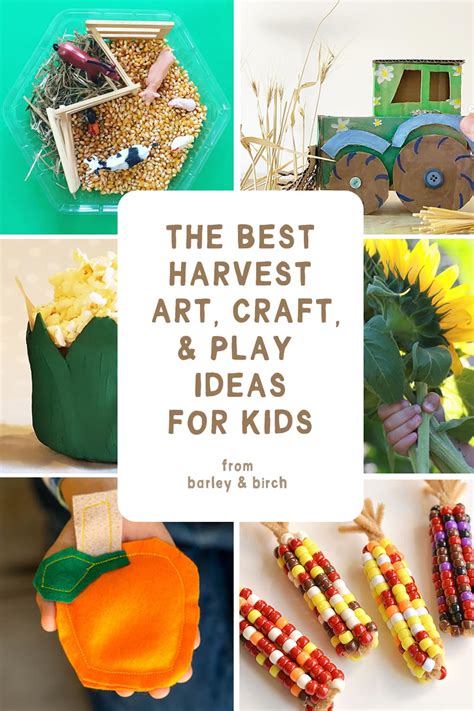 28 Harvest Crafts Art Projects And Play Ideas For Kids