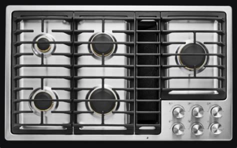 Kitchenaid Gas Downdraft Cooktop In Stainless Steel With Off