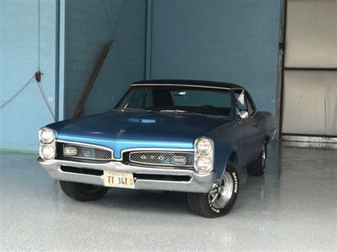 Pontiac Gto Super Solid S Matching Tyrol Blue Coupe For Sale