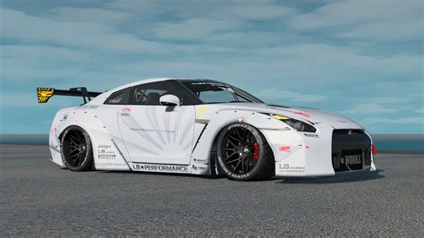 [liberty Walk Nissan Gt R]lb Works Zero Fighter Livery Gta5