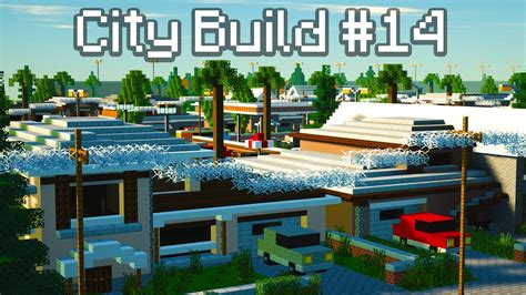 City Build Suburbs Minecraft Timelapse Youtube