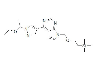 4 1 1 Ethoxyethyl 1H Pyrazol 4 Yl 7 2 Trimethylsilyl Ethoxy