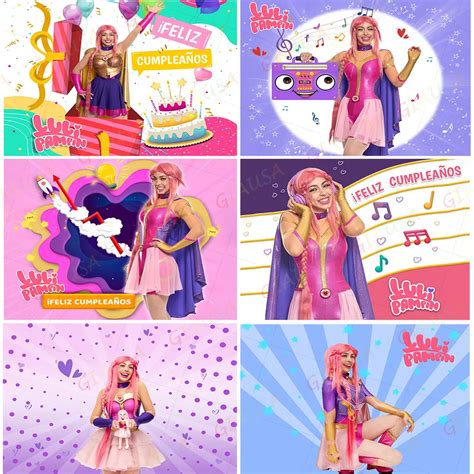 Giausa Luli Pamp N Cumplea Os Photography Backdrop Girls Birthday Party