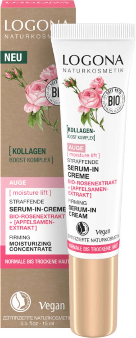 Logona Moisture Lift Straffende Serum In Augencreme Ml Ecco