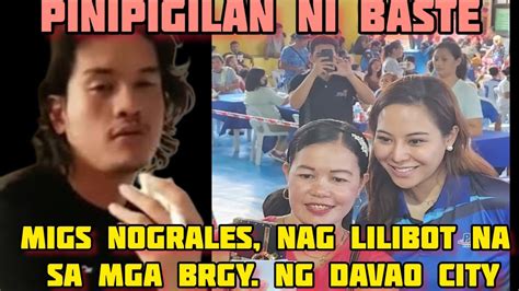 Migs Nograles Lumilibot Sa Mga Barangay Ng Davao City Tatakbong Mayor