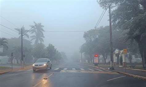 Ter A Feira Amanhece Neblina Em Marechal Rondon Simepar Aponta