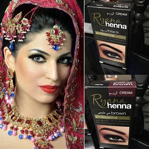 Buy Brand Makeup Eyebrow Henna Eyelashes Cream Natural