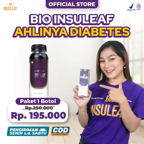 Jual Bio Insuleaf Diabetes Herbal Turunkan Gula Darah Box Shopee