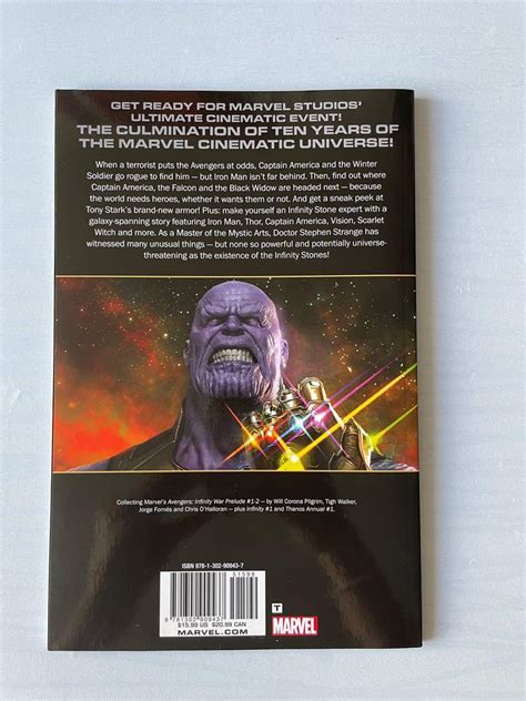 Avengers Infinity War Prelude Hobbies And Toys Books And Magazines