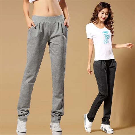 La Mujer Pantalones Casuales Pantalones Femeninos Del Harem Flojos