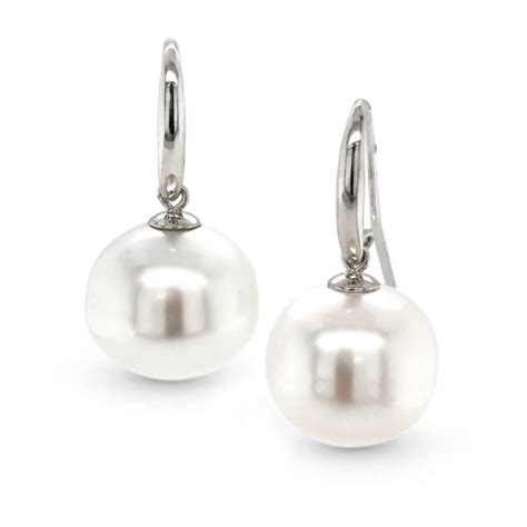 Drop Pearl Earrings Australian Made Aquarian Pearls