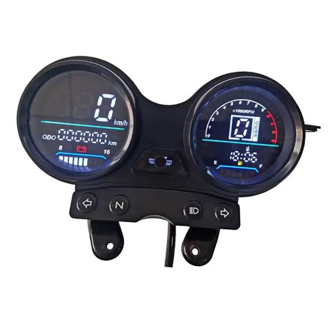 Odómetro Digital para motocicleta velocímetro de 12V CC para Yamaha