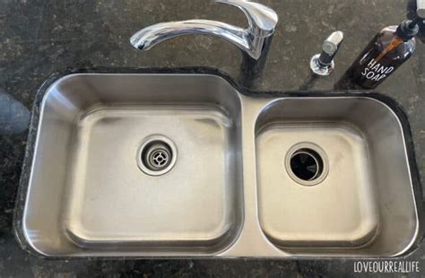 How To Clean Stainless Steel Sink Stains ⋆ Love Our Real Life