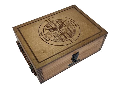 Laser Engraved Humidor Custom Desktop Cigar Box