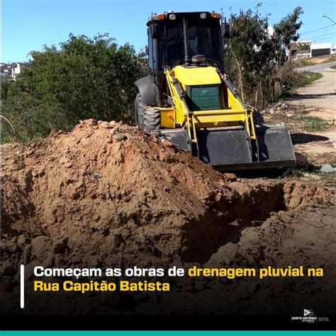 Come Am As Obras De Drenagem Pluvial Na Rua Capit O Batista