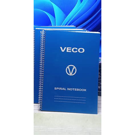 Veco Classic Spiral Notebook Leaves By S And S Shopee